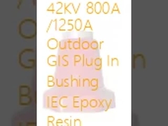 42KV 800A / 1250A Εξωτερικό GIS Plug In Bushing IEC Εποξυδερκός